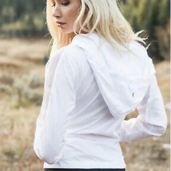 White Bomber Jacket - Picture 2 of 5